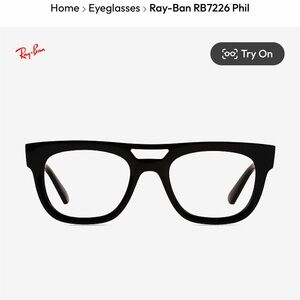 Ray-Ban Bold Black Frames